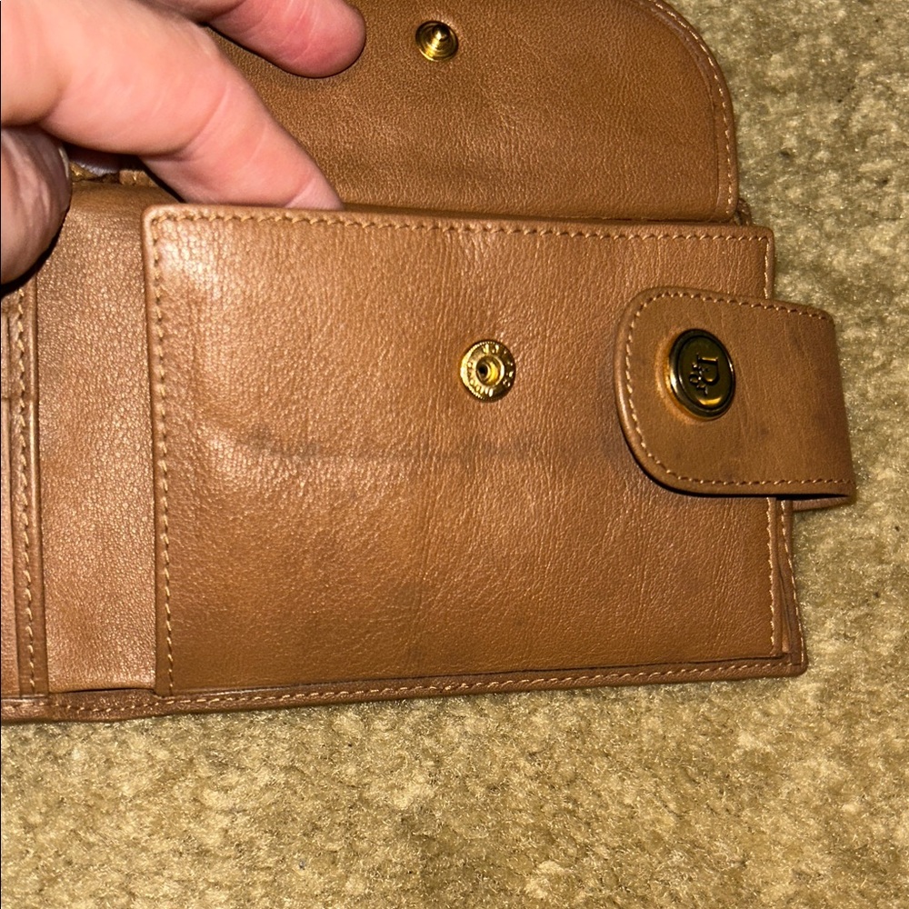 CHRISTIAN DIOR HONEYCOMB WOMEN'S PVC,LEATHER WALLET - Picture 6 of 12
